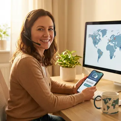 Находимся в контакте с вами всю поездку до возвращения